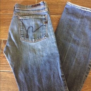 Citizens of humanity low waist flair jeans